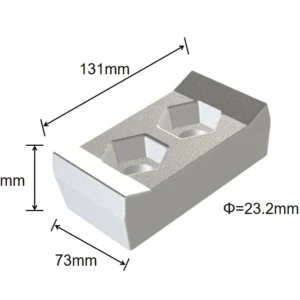 Grinder tips Fitting to Morbark Grinder, with 6 layers