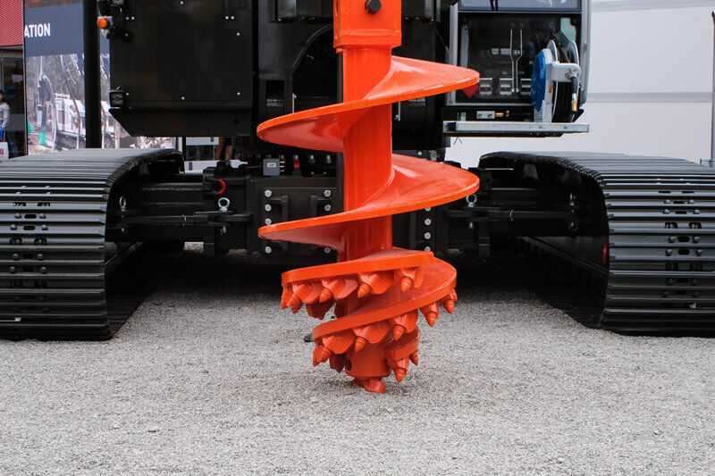Rock Drilling Auger and Auger Teeth