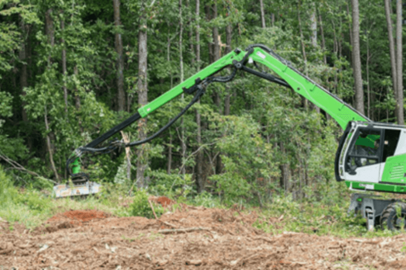 Forestry mulching in wildfire prevention and control