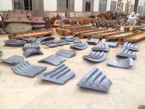 Wear-resistant steel mining wear parts for crushing equipment